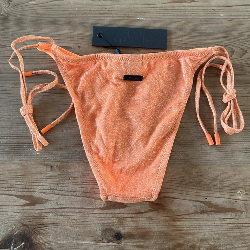 TRIANGL STEVIE - APRICOT SPARKLE NO BAG NEW WITH TAGS - Picture 6 of 7